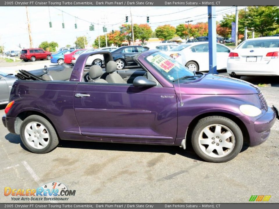 2005 Chrysler PT Cruiser Touring Turbo Convertible Dark Plum Pearl / Dark Slate Gray Photo #4