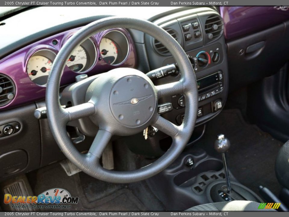 2005 Chrysler PT Cruiser Touring Turbo Convertible Dark Plum Pearl / Dark Slate Gray Photo #5