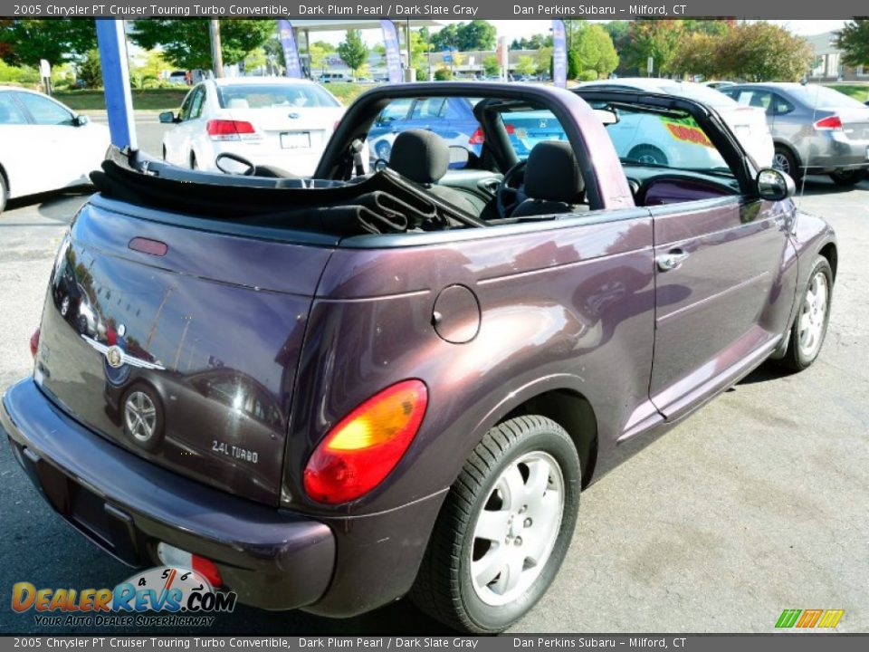 2005 Chrysler PT Cruiser Touring Turbo Convertible Dark Plum Pearl / Dark Slate Gray Photo #6