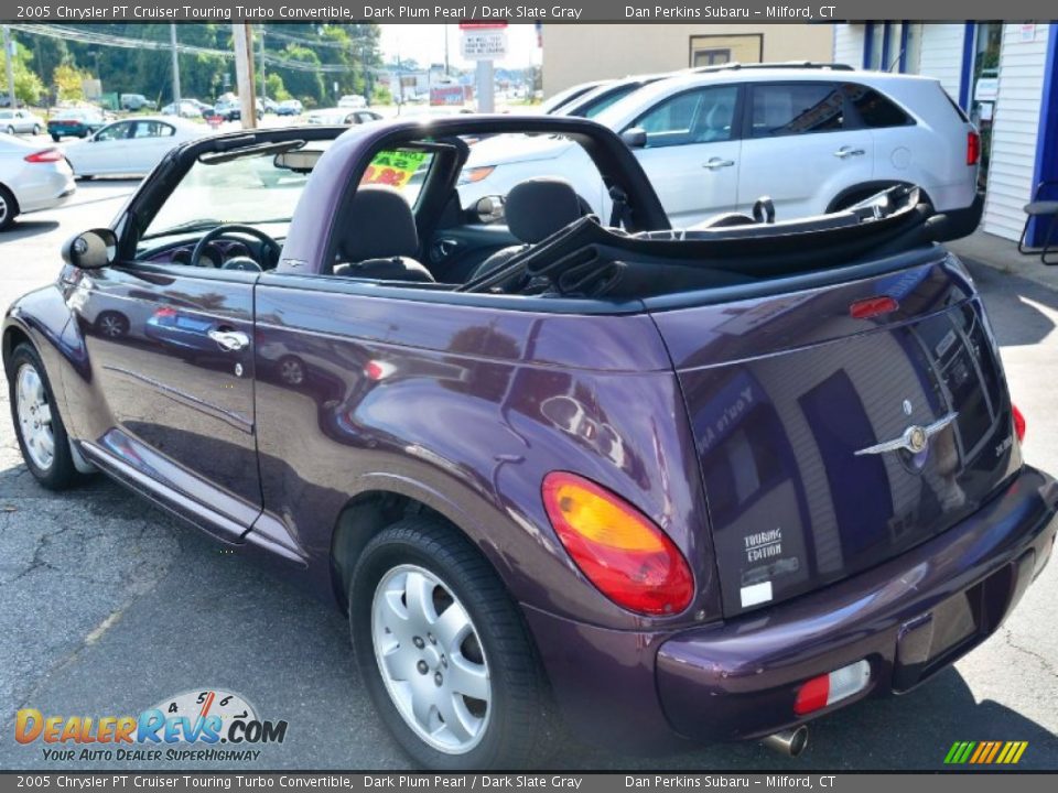 2005 Chrysler PT Cruiser Touring Turbo Convertible Dark Plum Pearl / Dark Slate Gray Photo #8