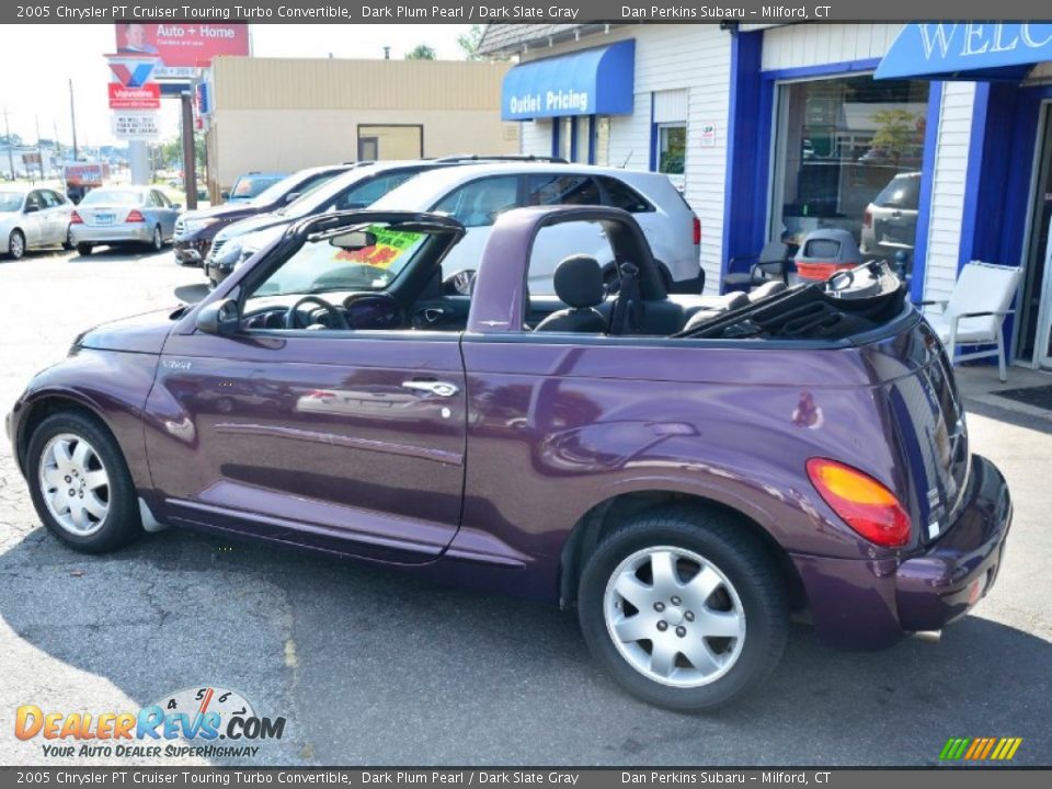 2005 Chrysler PT Cruiser Touring Turbo Convertible Dark Plum Pearl / Dark Slate Gray Photo #10