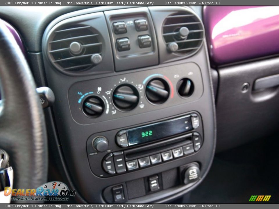 2005 Chrysler PT Cruiser Touring Turbo Convertible Dark Plum Pearl / Dark Slate Gray Photo #11