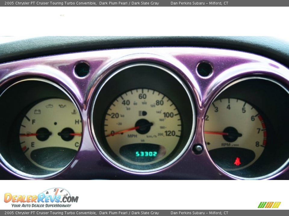 2005 Chrysler PT Cruiser Touring Turbo Convertible Dark Plum Pearl / Dark Slate Gray Photo #13