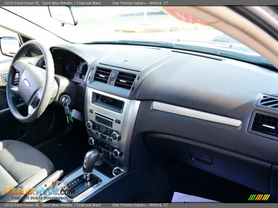 2010 Ford Fusion SE Sport Blue Metallic / Charcoal Black Photo #9