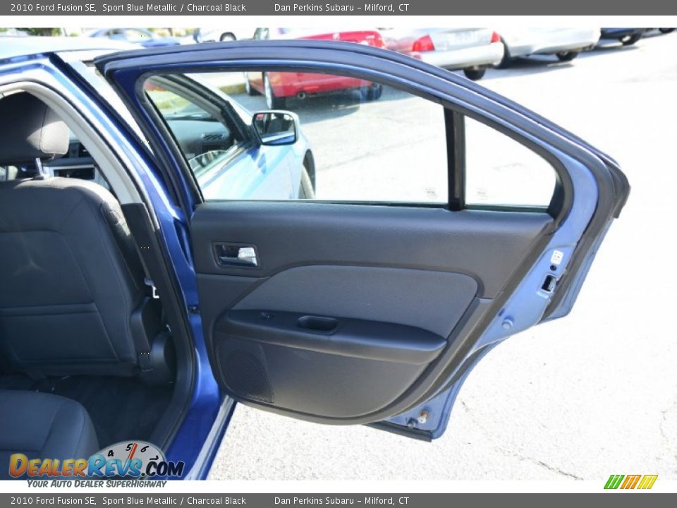 2010 Ford Fusion SE Sport Blue Metallic / Charcoal Black Photo #17