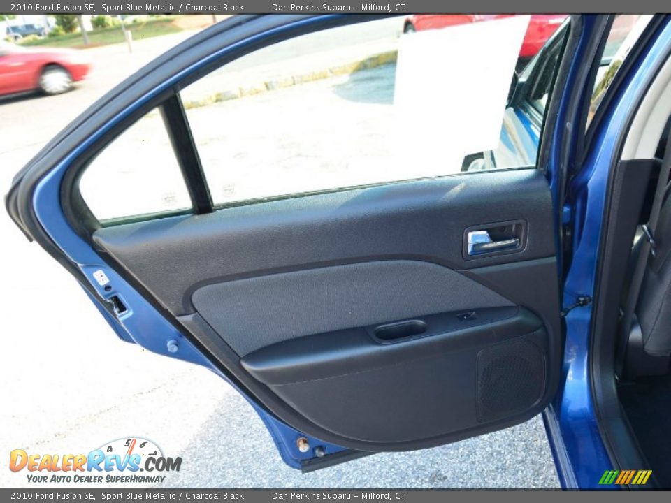 2010 Ford Fusion SE Sport Blue Metallic / Charcoal Black Photo #18
