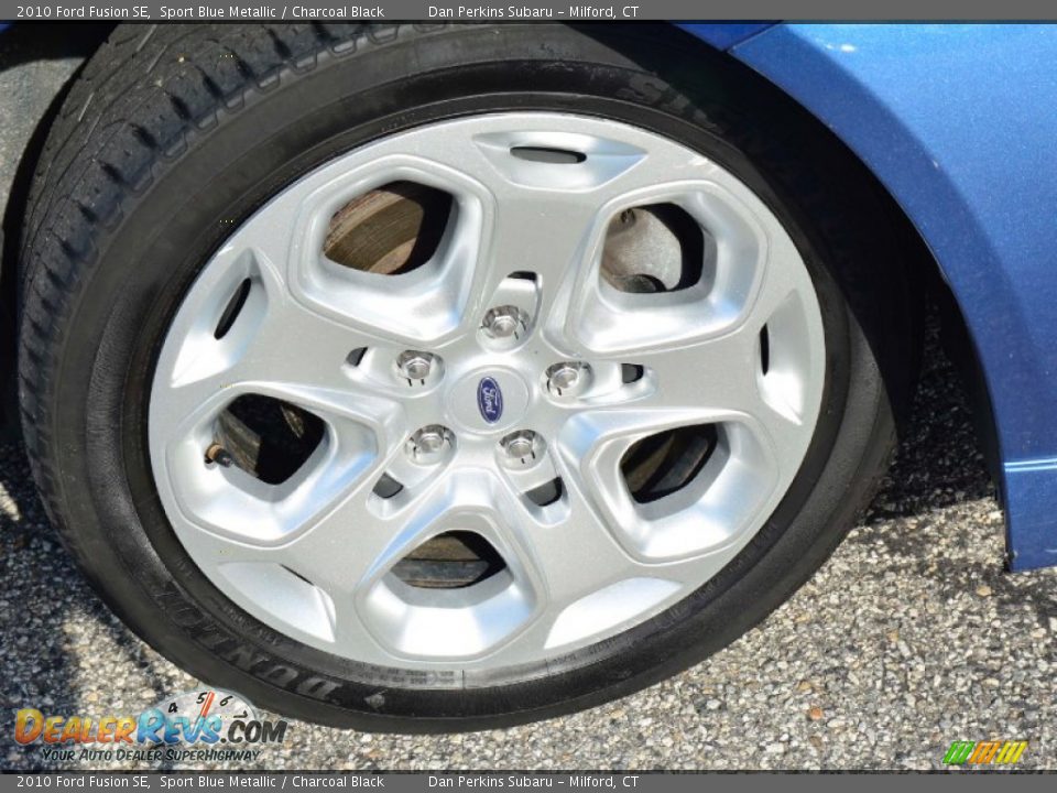 2010 Ford Fusion SE Sport Blue Metallic / Charcoal Black Photo #20
