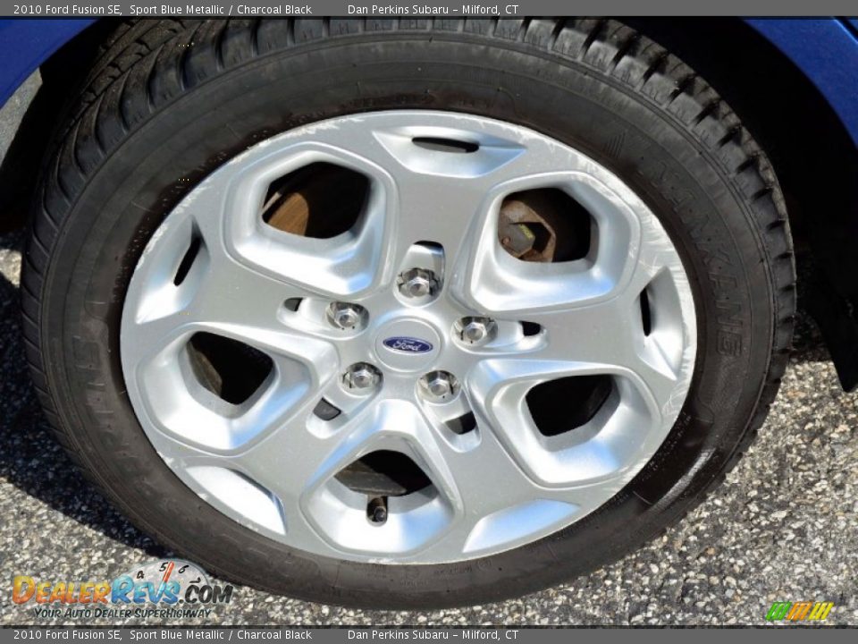 2010 Ford Fusion SE Sport Blue Metallic / Charcoal Black Photo #21