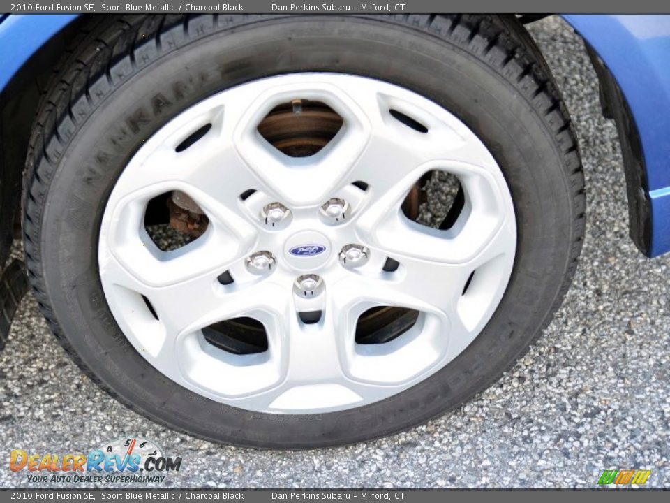 2010 Ford Fusion SE Sport Blue Metallic / Charcoal Black Photo #22