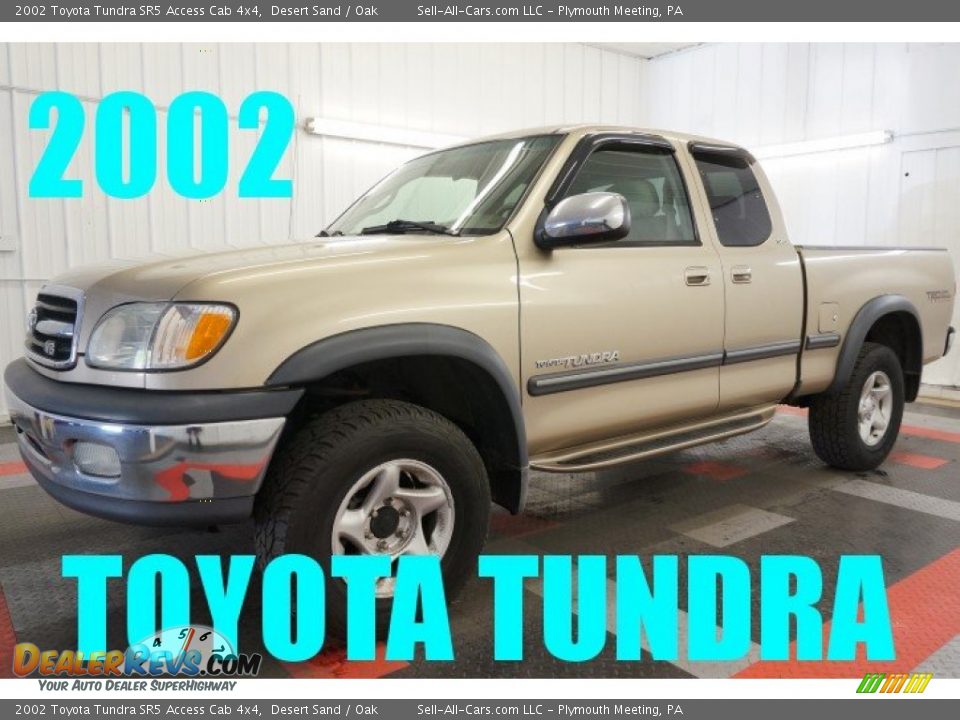 2002 Toyota Tundra SR5 Access Cab 4x4 Desert Sand / Oak Photo #1