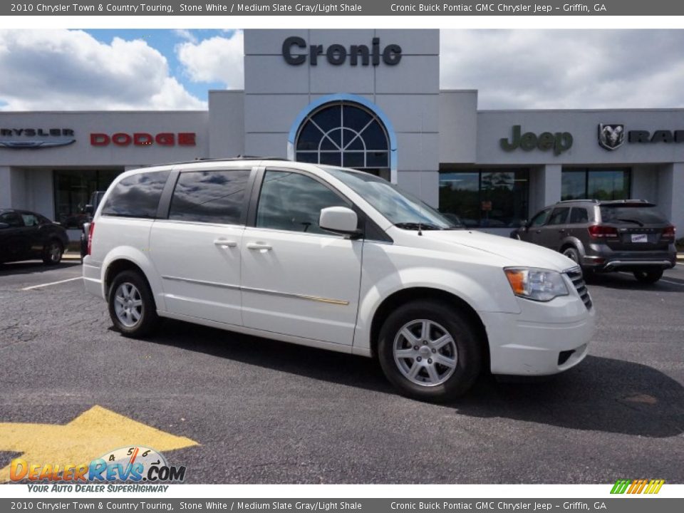 2010 Chrysler Town & Country Touring Stone White / Medium Slate Gray/Light Shale Photo #1