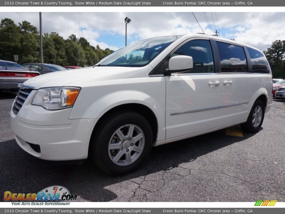 2010 Chrysler Town & Country Touring Stone White / Medium Slate Gray/Light Shale Photo #3