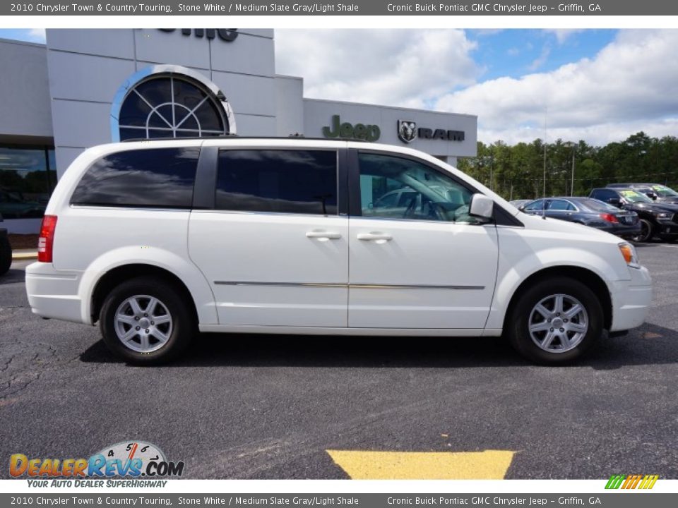 2010 Chrysler Town & Country Touring Stone White / Medium Slate Gray/Light Shale Photo #8