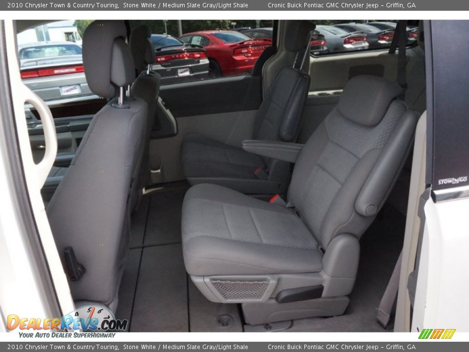 2010 Chrysler Town & Country Touring Stone White / Medium Slate Gray/Light Shale Photo #13