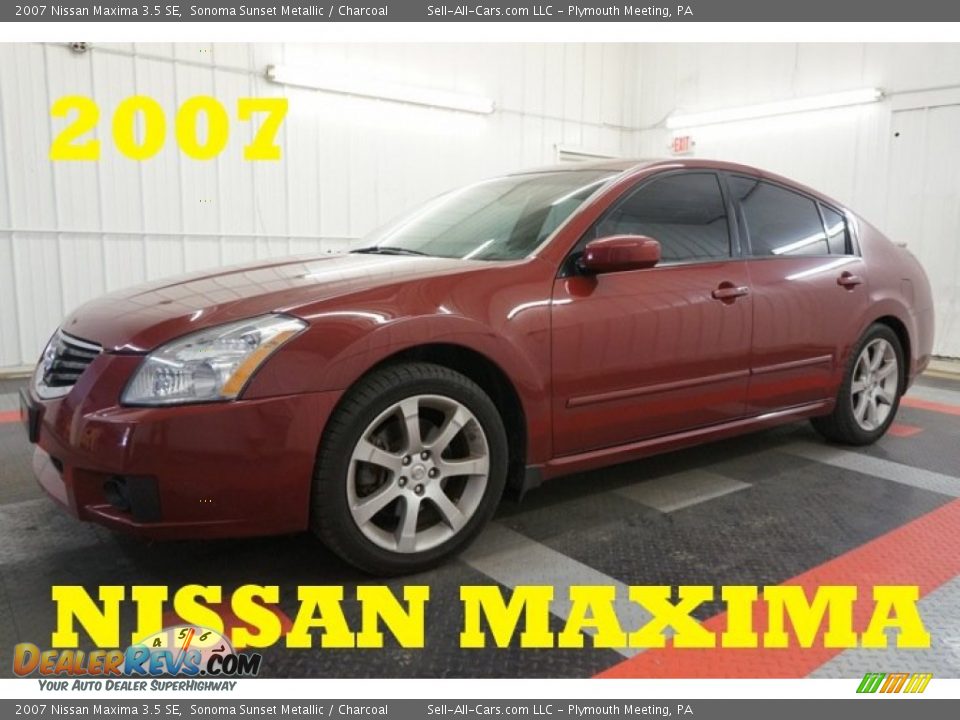 2007 Nissan Maxima 3.5 SE Sonoma Sunset Metallic / Charcoal Photo #1