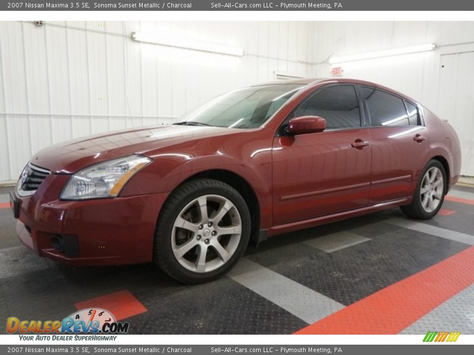 2007 Nissan Maxima 3.5 SE Sonoma Sunset Metallic / Charcoal Photo #2