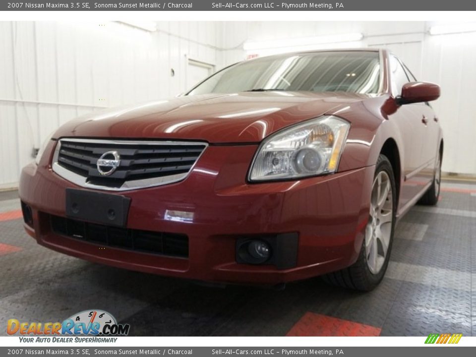 2007 Nissan Maxima 3.5 SE Sonoma Sunset Metallic / Charcoal Photo #3