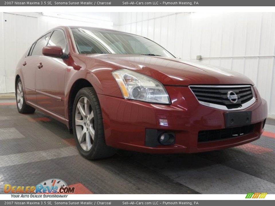 2007 Nissan Maxima 3.5 SE Sonoma Sunset Metallic / Charcoal Photo #5