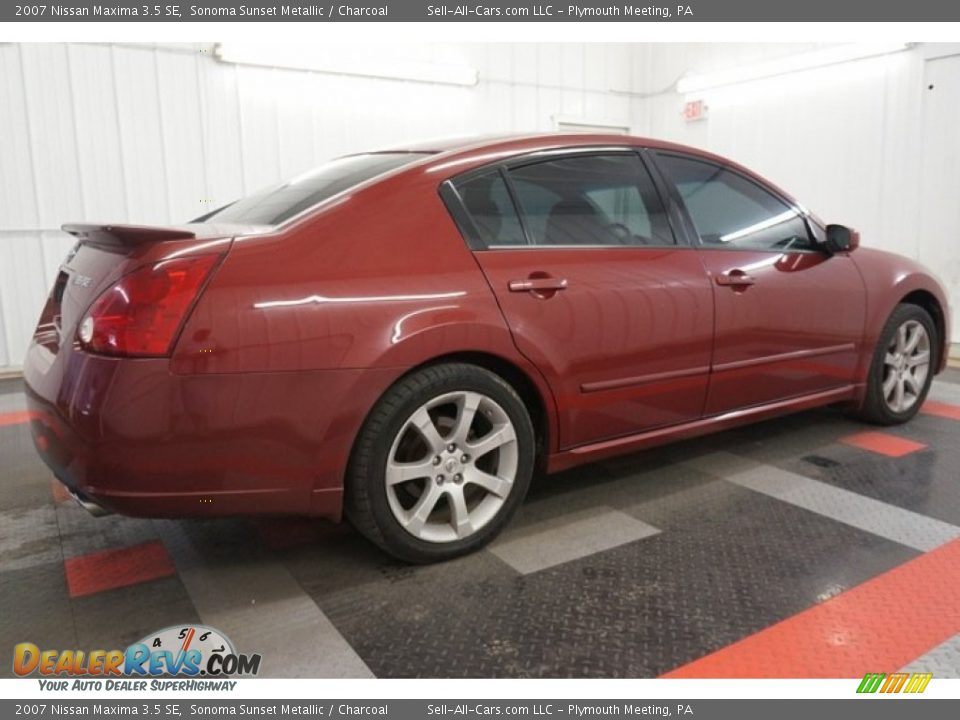 2007 Nissan Maxima 3.5 SE Sonoma Sunset Metallic / Charcoal Photo #7