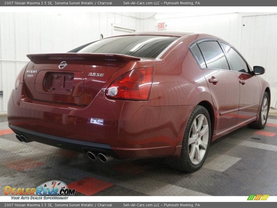 2007 Nissan Maxima 3.5 SE Sonoma Sunset Metallic / Charcoal Photo #8