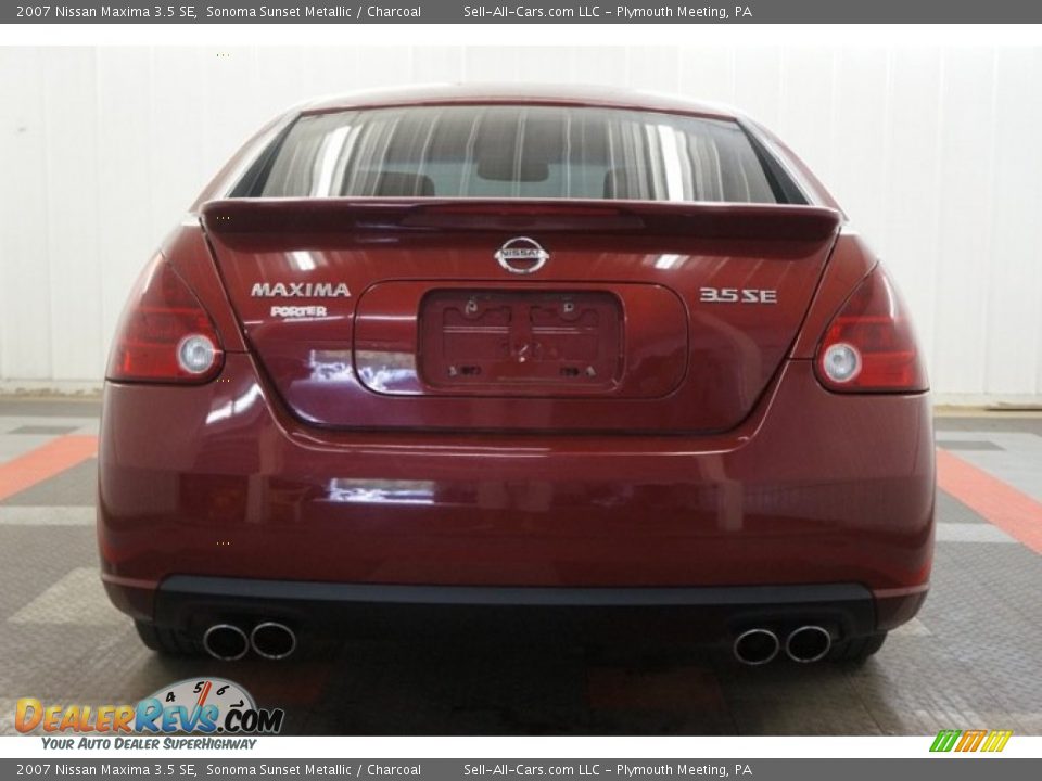 2007 Nissan Maxima 3.5 SE Sonoma Sunset Metallic / Charcoal Photo #9