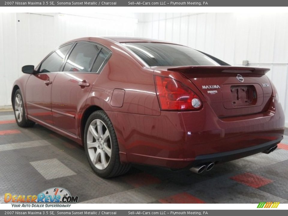 2007 Nissan Maxima 3.5 SE Sonoma Sunset Metallic / Charcoal Photo #10