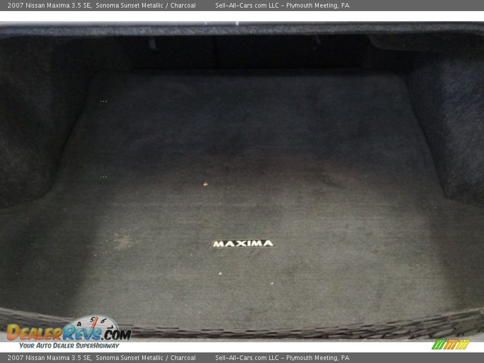 2007 Nissan Maxima 3.5 SE Sonoma Sunset Metallic / Charcoal Photo #18