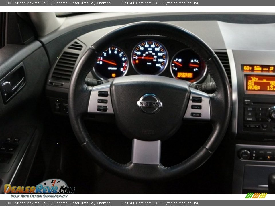 2007 Nissan Maxima 3.5 SE Sonoma Sunset Metallic / Charcoal Photo #22