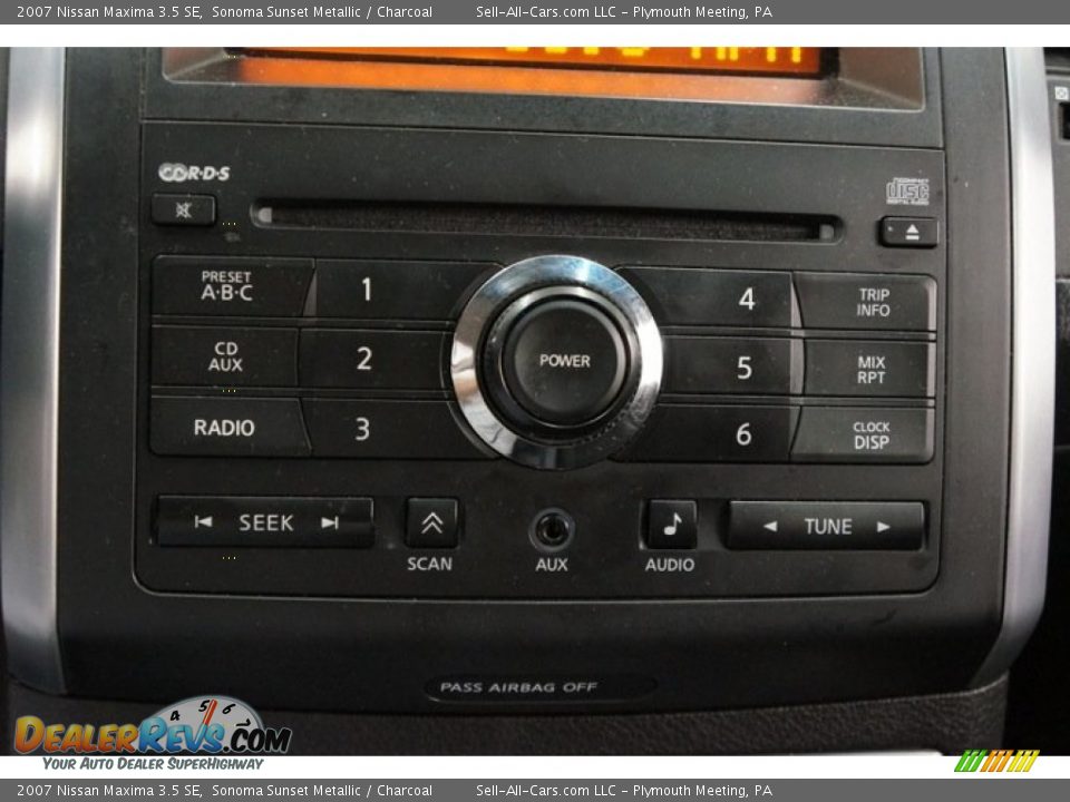 2007 Nissan Maxima 3.5 SE Sonoma Sunset Metallic / Charcoal Photo #29