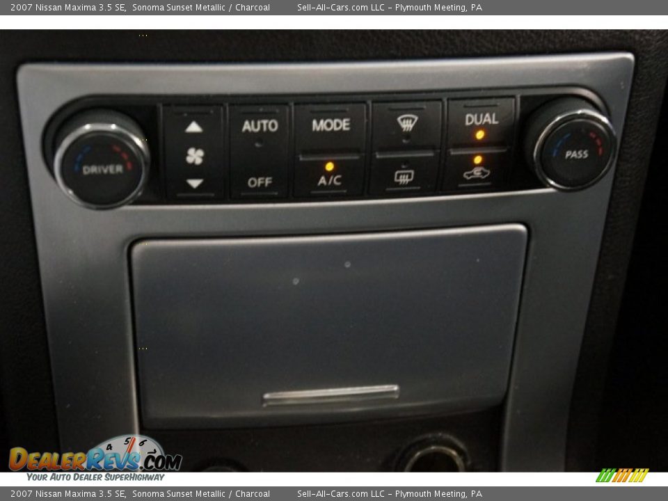 2007 Nissan Maxima 3.5 SE Sonoma Sunset Metallic / Charcoal Photo #30