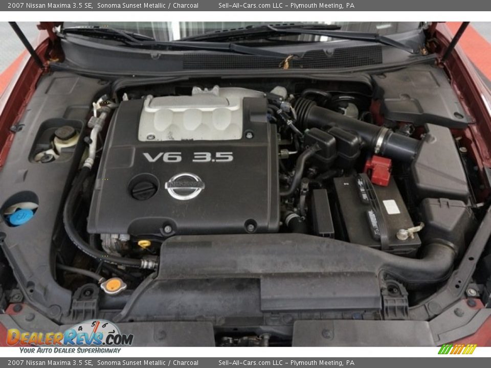 2007 Nissan Maxima 3.5 SE Sonoma Sunset Metallic / Charcoal Photo #31
