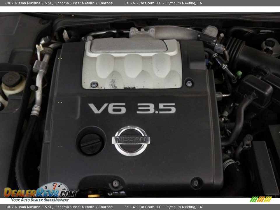 2007 Nissan Maxima 3.5 SE Sonoma Sunset Metallic / Charcoal Photo #32