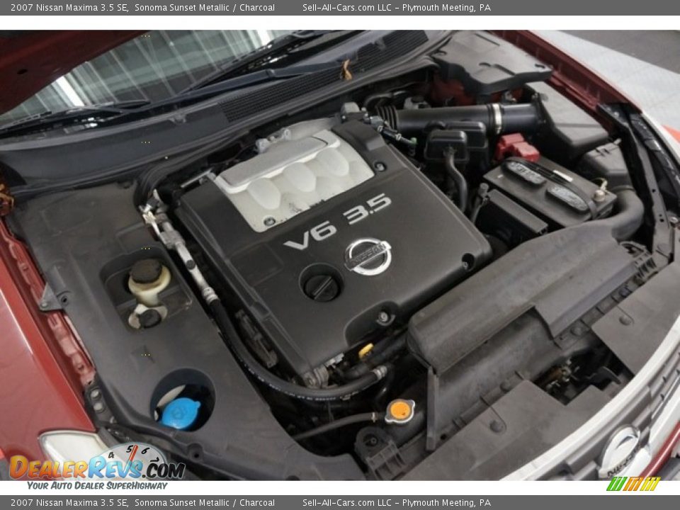 2007 Nissan Maxima 3.5 SE Sonoma Sunset Metallic / Charcoal Photo #33