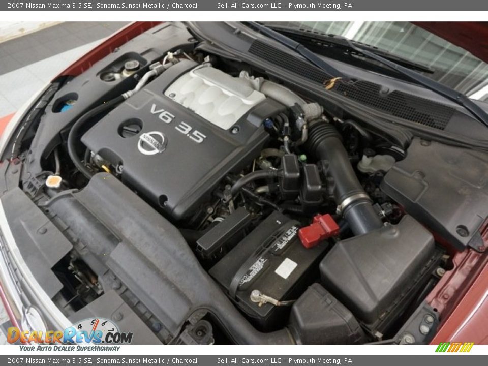 2007 Nissan Maxima 3.5 SE Sonoma Sunset Metallic / Charcoal Photo #34