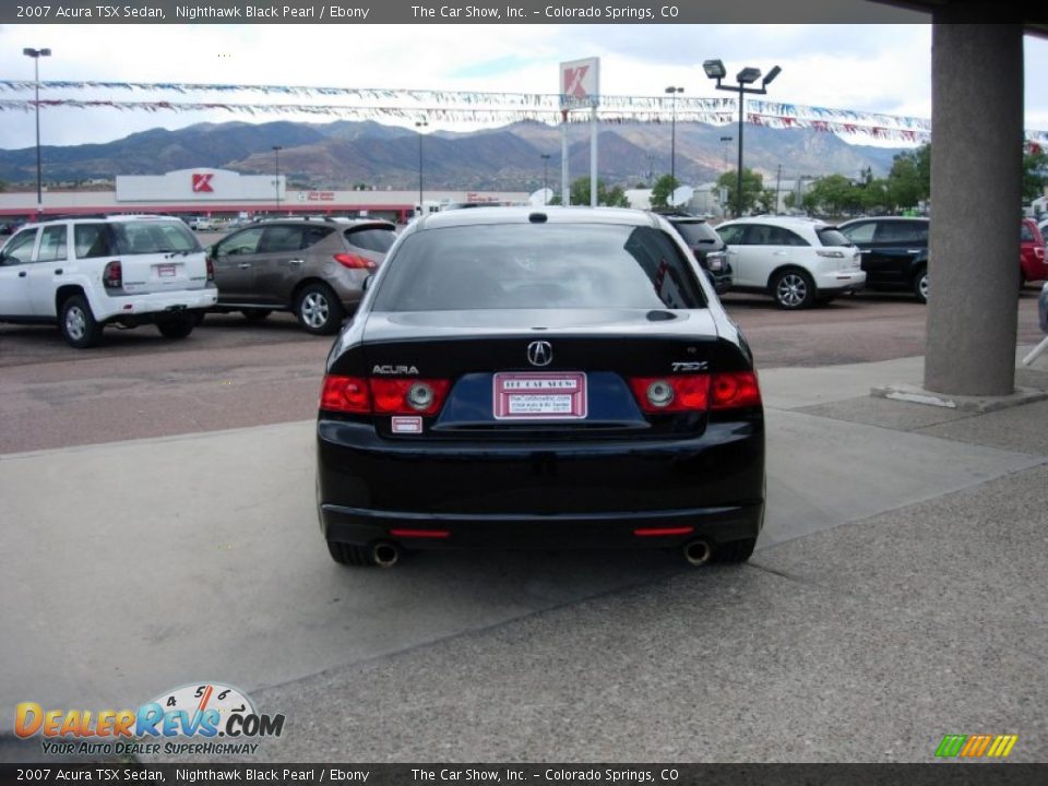 2007 Acura TSX Sedan Nighthawk Black Pearl / Ebony Photo #4