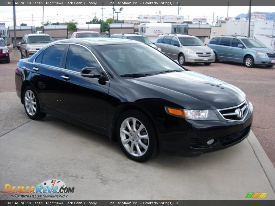 2007 Acura TSX Sedan Nighthawk Black Pearl / Ebony Photo #7
