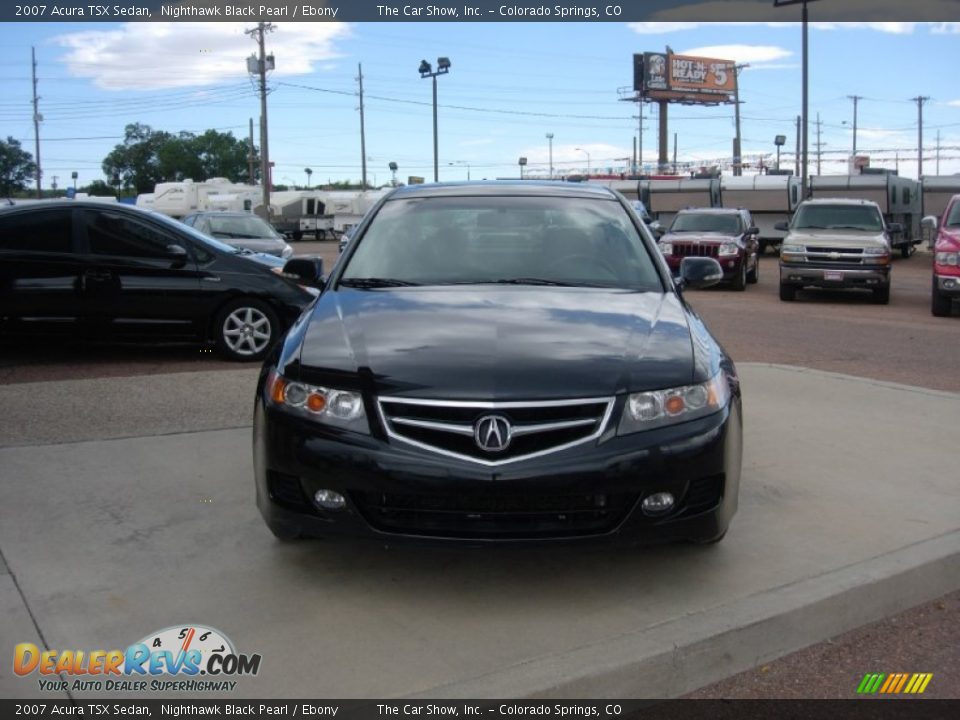 2007 Acura TSX Sedan Nighthawk Black Pearl / Ebony Photo #8