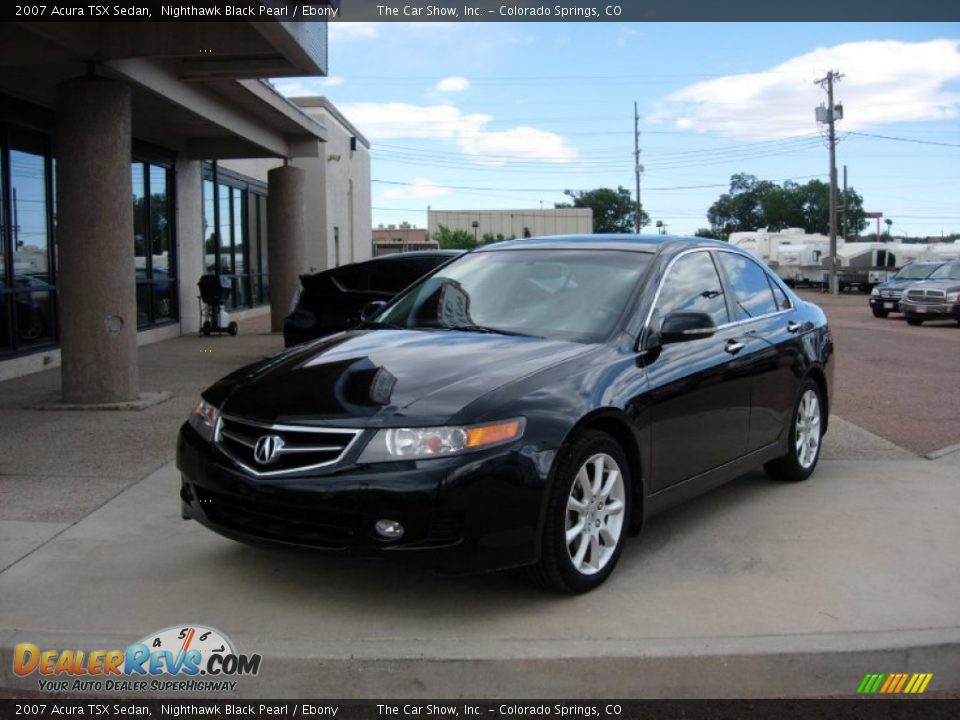 2007 Acura TSX Sedan Nighthawk Black Pearl / Ebony Photo #9