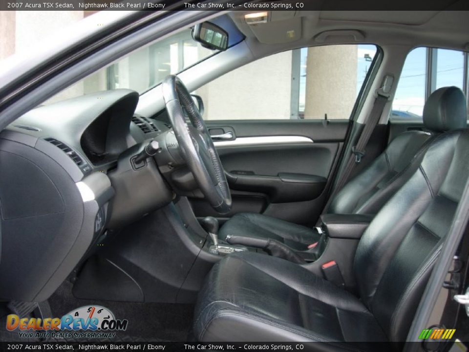 2007 Acura TSX Sedan Nighthawk Black Pearl / Ebony Photo #10