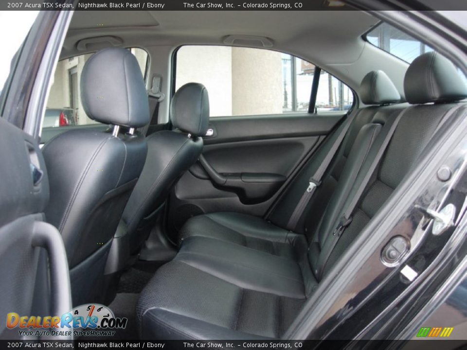 2007 Acura TSX Sedan Nighthawk Black Pearl / Ebony Photo #11