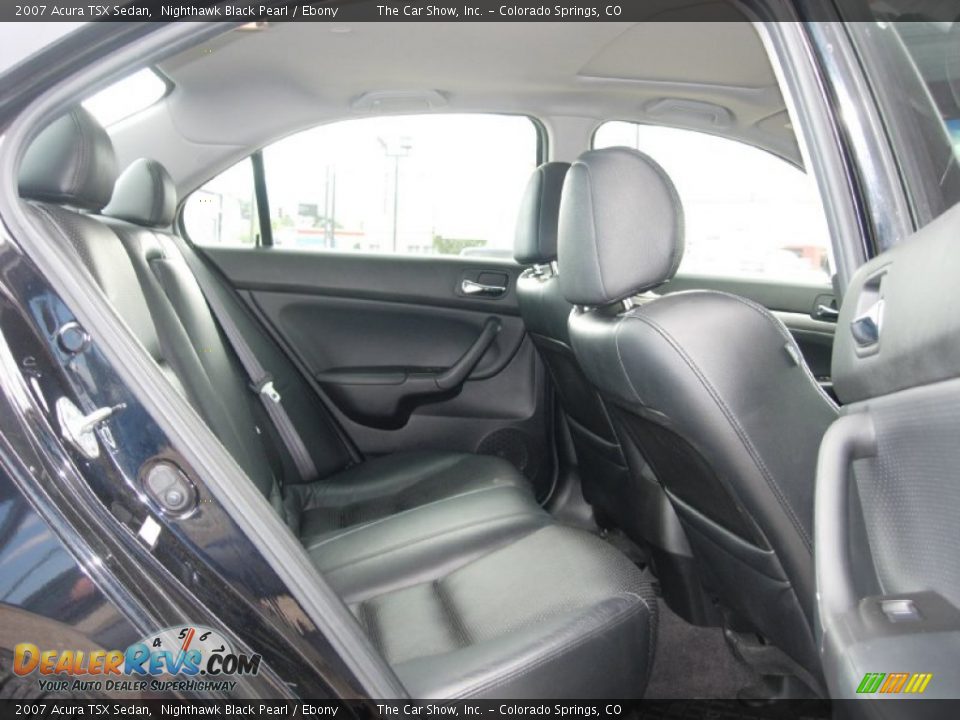 2007 Acura TSX Sedan Nighthawk Black Pearl / Ebony Photo #13