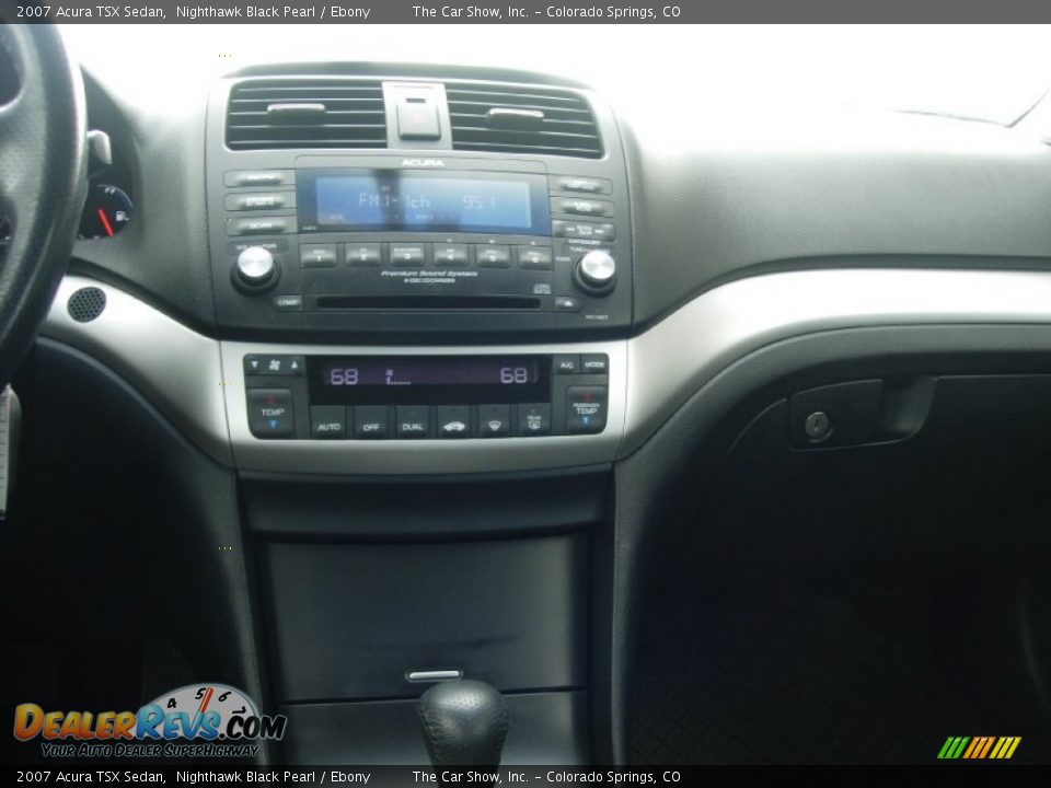 2007 Acura TSX Sedan Nighthawk Black Pearl / Ebony Photo #16