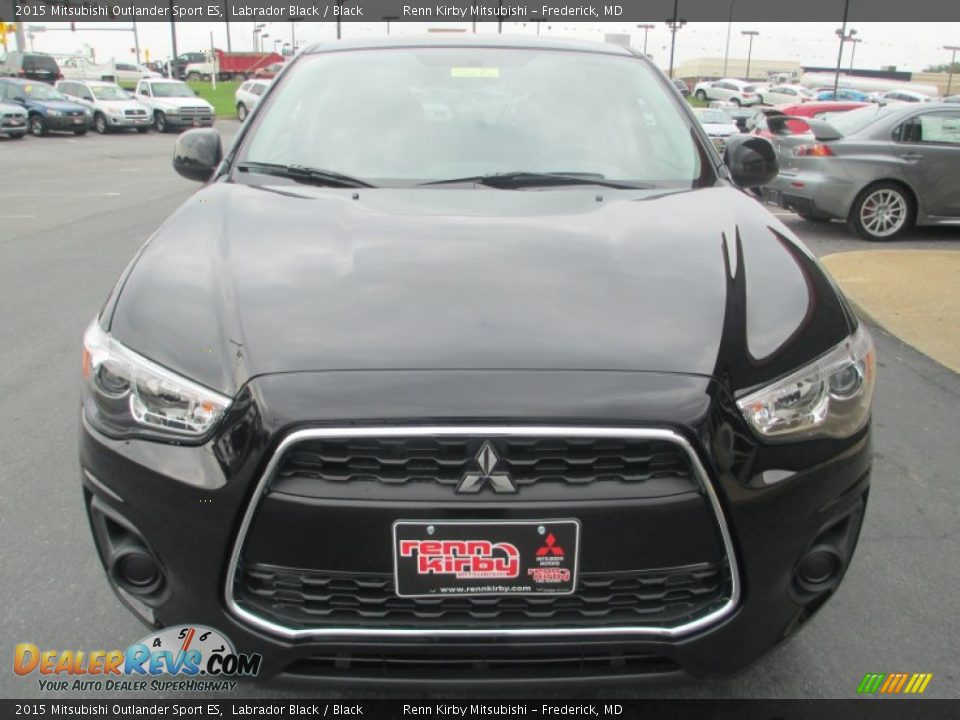 2015 Mitsubishi Outlander Sport ES Labrador Black / Black Photo #2