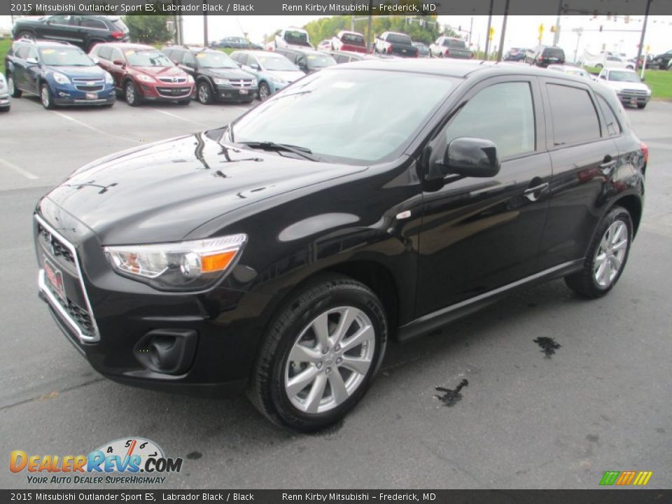 2015 Mitsubishi Outlander Sport ES Labrador Black / Black Photo #3