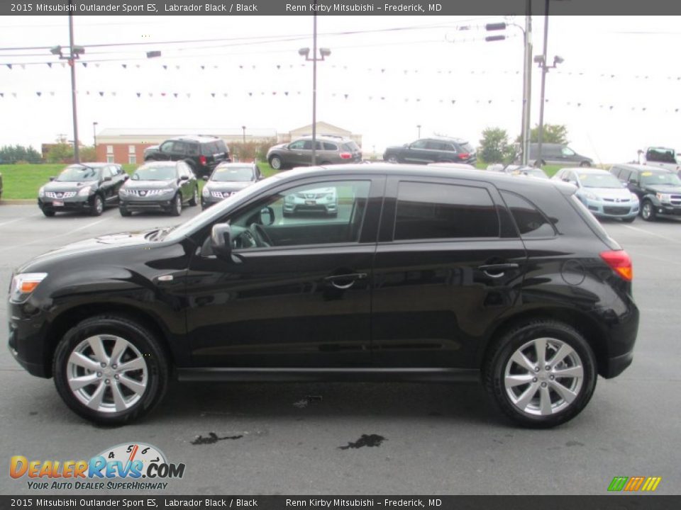 2015 Mitsubishi Outlander Sport ES Labrador Black / Black Photo #4