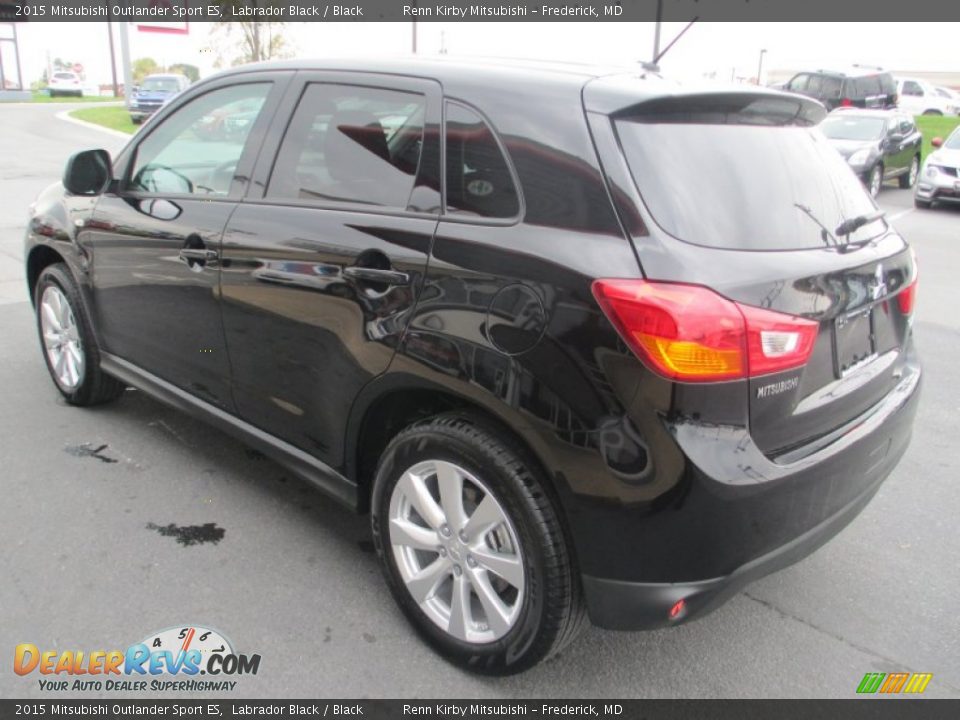 2015 Mitsubishi Outlander Sport ES Labrador Black / Black Photo #5