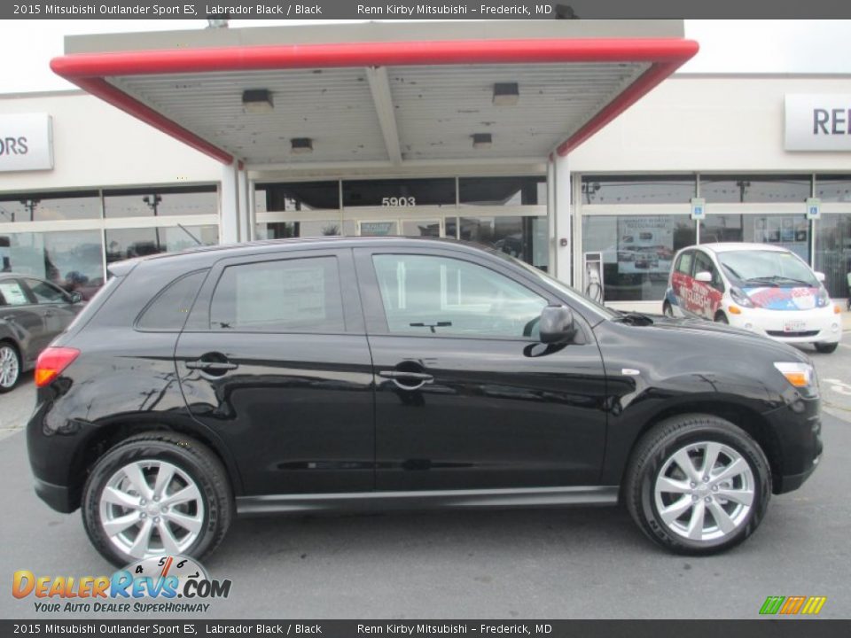 2015 Mitsubishi Outlander Sport ES Labrador Black / Black Photo #8