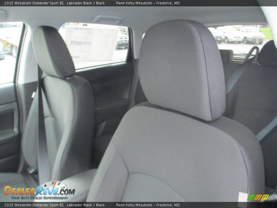 2015 Mitsubishi Outlander Sport ES Labrador Black / Black Photo #9