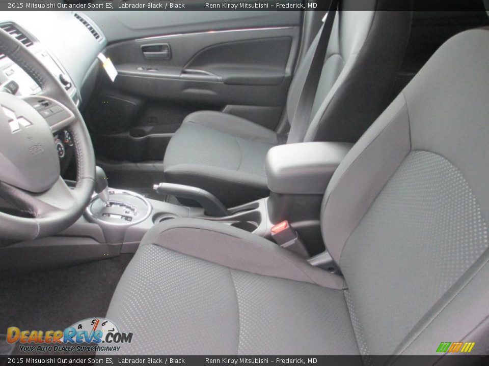 2015 Mitsubishi Outlander Sport ES Labrador Black / Black Photo #10