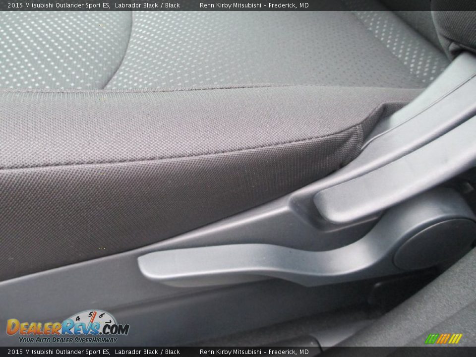 2015 Mitsubishi Outlander Sport ES Labrador Black / Black Photo #12